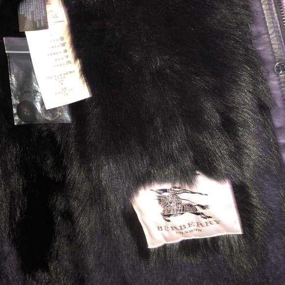 Authentic Burberry London shearling jacket - Picture 12 of 13